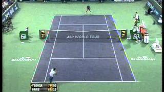 JoWilfried Tsonga vs Benoit Paire  ATP Masters Shanghai 2012 Highlights bojan svitac [upl. by Mauricio]