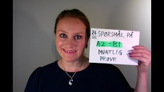 Video 226 Norskprøve muntlig A2B1 spørsmål [upl. by Zohar485]