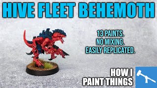 Army Painting Hive Fleet Behemoth Made Easy How I Paint Things [upl. by Byran]