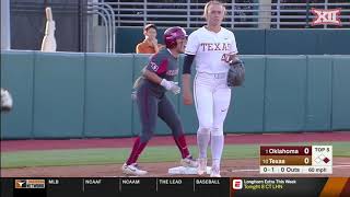 Oklahoma vs Texas Softball Highlights  Game 1 [upl. by Mines]