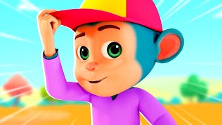 Bandar Mama Pahan Pajama बंदर मामा Hindi Nursery Rhymes for Kids [upl. by Oivatco]