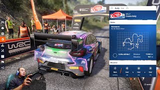 wrcgenerations Weekly Session Croatia Rally  Ford Puma Rally1  Part1 [upl. by Netsrek]