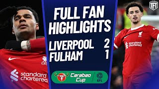 LIVERPOOL ARE FRIGHTENING Liverpool 21 Fulham Highlights [upl. by Fisk]