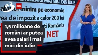 15 milioane de români ar putea avea salarii mai mici din iulie [upl. by Aytac620]