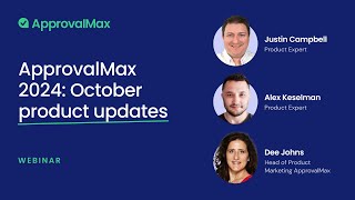 ApprovalMax 2024 October Product Update [upl. by Lotz]