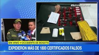 Cayeron ‘los tramitadores’ sacaron 1800 certificados de tecnomecánica fraudulentos [upl. by Geraldine829]