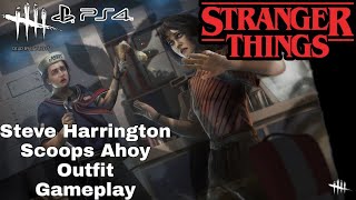 Steve Harrington quotScoops Ahoyquot Outfit  Dead by Daylight Stranger Things Chapter PS4 [upl. by Sucramej]