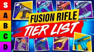 I Ranked Every Fusion Rifle in a Tier List Destiny 2 [upl. by Brie]