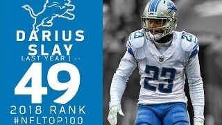 49 Darius Slay CB Lions  Top 100 Players of 2018  NFL [upl. by Slin]