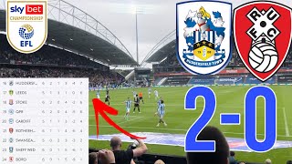 TOWN DOUBLE SEALS HUGE WIN IN YORKSHIRE DERBY Huddersfield Town Vs Rotherham United 20 Match Vlog [upl. by Eked]