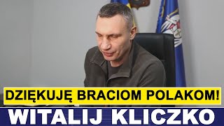 KLICZKO DZIĘKUJEMY BRACIOM POLAKOM  WITALIJ ROZMAWIA Z RAFAŁEM TRZASKOWSKIM [upl. by Sirovaj44]