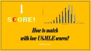 How to match with low USMLE scores USMLE 101 QampA [upl. by Eirased125]