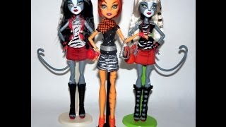 Monster High Werecat Sisters  Purrsephone Toralei and Meowlody Dolls Review  ToysRUs Exclusive [upl. by Ashlie]