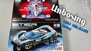 Unboxing Tamiya Mach Frame Korea Edition Ver 2 and Stier MA Chassis by Pitboxtamiya [upl. by Lodnar]