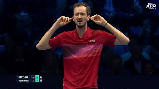 2024 Nitto ATP Finals Medvedev vs de Minaur Afternoon Session Highlights [upl. by Avad]