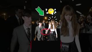 Taehyung junkkook reaction to Cute LisaLosADNBTS blackpinknewnew [upl. by Tiena]