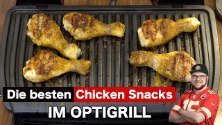 Die besten Hähnchen Snacks im Tefal OptiGrill [upl. by Eillat]