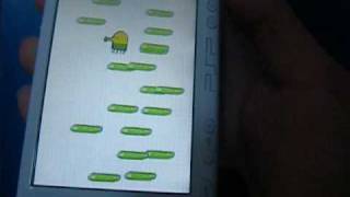 DoodleJump for PSP with Motion Control TiltFX  Download [upl. by Luar702]