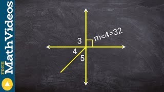 Using complementary angles to find the missing value [upl. by Lola]