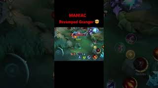 Revamped granger is unstoppable😱 music beats mlbb trendingshorts mobilelegends youtubeshorts [upl. by Nylannej]