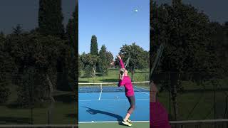 Flat and slice tennisserve [upl. by Karine]