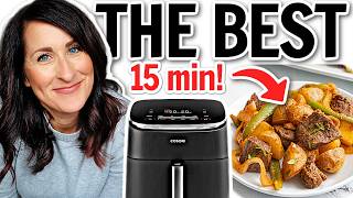 The BEST 15 Minute Air Fryer Recipes → Top 30 Things I ALWAYS Make in the Air Fryer That are FAST [upl. by Veron]