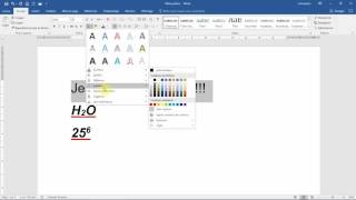 Le MENU POLICE dans WORD formation bureautique  Suite Office 365 [upl. by Adnirolc602]