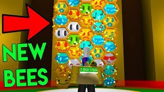 ROBLOX BEE SWARM SIMULATOR NEW BEES amp BIGGER HIVE [upl. by Pauly]