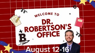 Dr Robertson’s Office  August 1216 2024 [upl. by Annenn]