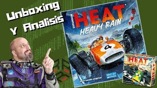 Lluvia Torrencial Heat Expansión Unboxing y review Juego de Mesa [upl. by Yticilef]