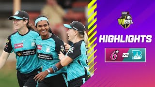 Heat Defend 139 At North Sydney Oval  Sydney Sixers v Brisbane Heat  WBBL10 [upl. by Sedgewick]