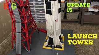 Lego Saturn v umbilical tower MOC UPDATE 15 [upl. by Euridice]