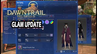 FFXIV Dawntrail  A Look at the Dye Changes Headed to FFXIV in Dawntrail [upl. by Etnoid]