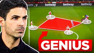 Destroy ANY Midfield  Arteta Created A BEAST Tactic [upl. by Triley]