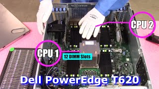 Dell PowerEdge T620 Tower Workstation Overview amp Memory Upgrade Tips  How to Install amp Configure [upl. by Alurta]