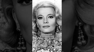 Gena Rowlands Was An Icon On The Screen Hollywood Star🕊️genarowlands actress fy shorts icon [upl. by Annoirb]