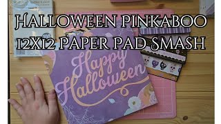 Halloween 12x12 Paper Pad Smash Pinkaboo [upl. by Nahtannhoj]