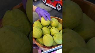 Do you like fresh guava  Fruit Cutting Skills [upl. by Akanke]