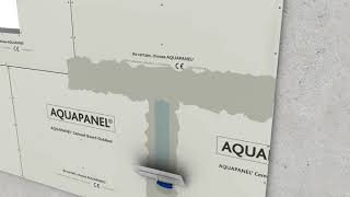 Knauf Exterior Wall Double Stud Installation AQUAPANEL hK5IiuZSLwY [upl. by Korb]