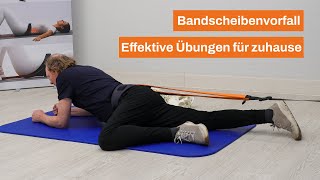 Bandscheibenvorfall  Effektive Übungen für zuhause [upl. by Tessa127]