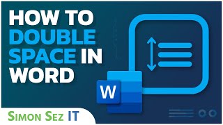 How to Double Space in Microsoft Word  A Quick Tutorial [upl. by Asiulairam]