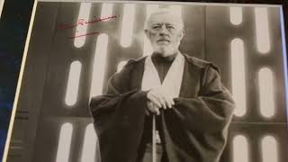 Star Wars Alec Guinness Signed Disney Autograph Collection Picture ObiWan Kenobi Photo [upl. by Kizzee]