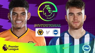 Morgan GibbsWhite vs Aaron Connolly  Wolves vs Brighton  ePremier League Invitational  FIFA 20 [upl. by Bonilla33]