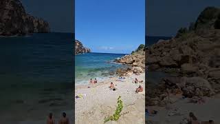 Cala Rossa a Terrasini la spiaggia dei 100 gradini [upl. by Mile]