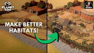 3 Must Know Tips To Make Better Habitats In Planet Zoo [upl. by Hallvard343]