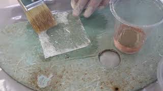 how to repair Broken thing by fiberglass using Resin [upl. by Kcirdnekel]