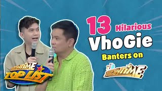 13 hilarious Vhong and Ogie banters on Its Showtime  Kapamilya TopList [upl. by Ianahs]