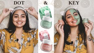 DOT amp KEY FACE MASKS REVIEW  Indian Brand  Sakshi Singhania [upl. by Man]