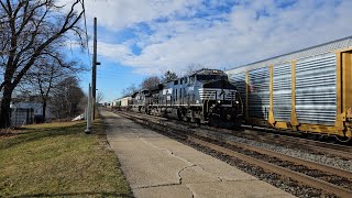 Norfolk Southern 28V in Elyria OH 12 13 23 [upl. by On]