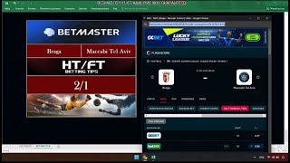 New Software BetMaster HtFt 100 Analysis uefa championsleague europe [upl. by Ainotal]